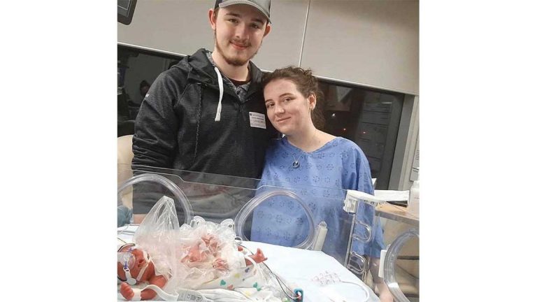 ‘Preemie’ baby’s family stranded in London