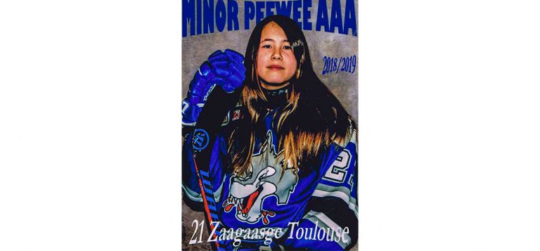 M’Chigeeng hockey phenom Zee Tolouse, 12, tapped for European tournament