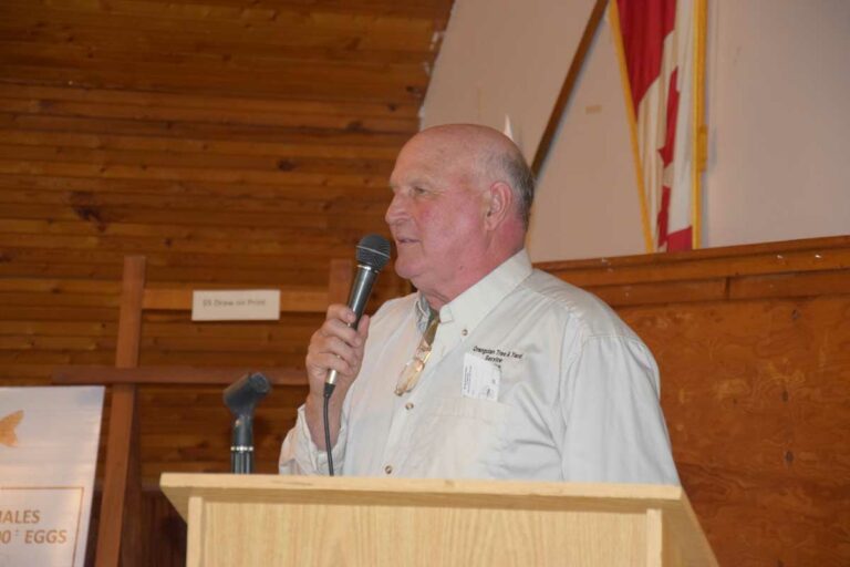 Lou Shortt caught the Fish and Game Club bug at a wild game dinner event