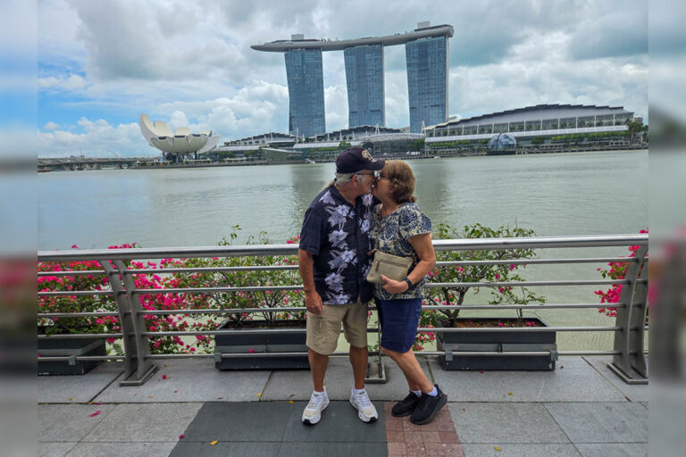 Aundeck Omni Kaning couple enjoy the trip of a lifetime around the world