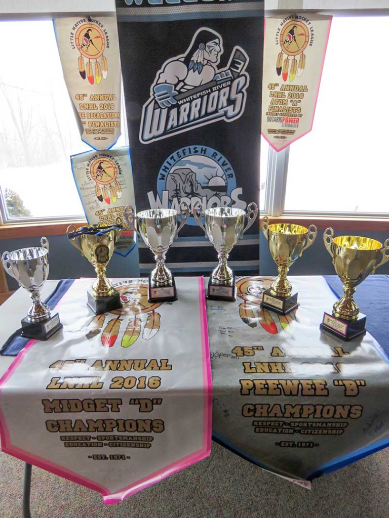 Whitefish River Warriors bring home much hardware from Little NHL 2016