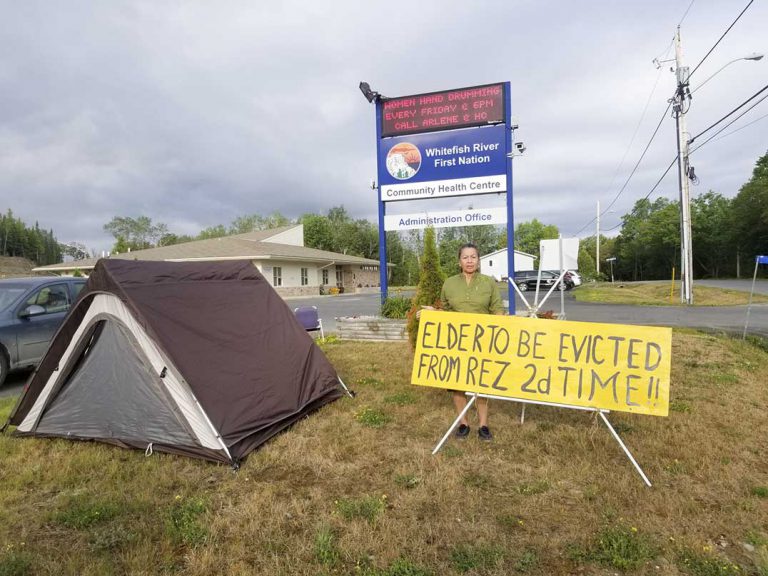 Tenting a stand against evictions