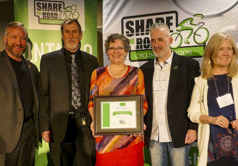 Cycling Advocates takes Wheels of Change Award