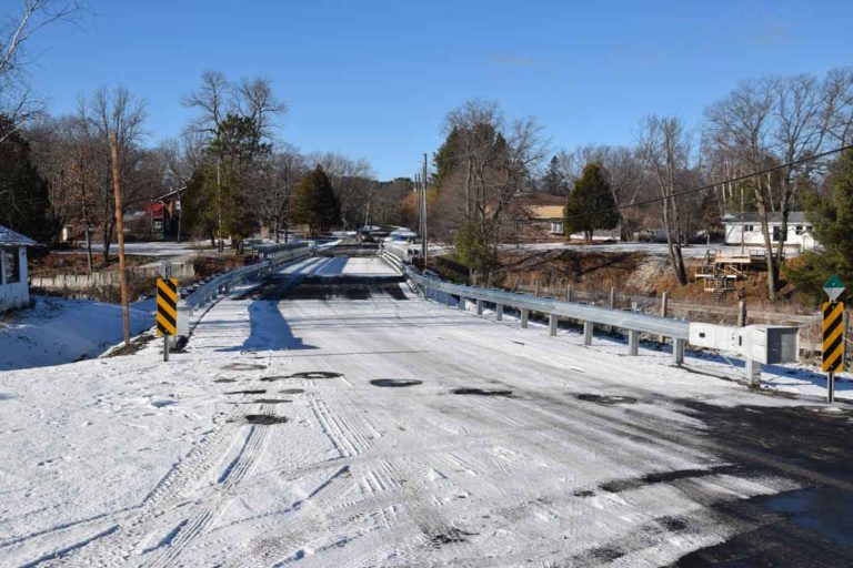Two-lane bridge opens in Whitefish Falls