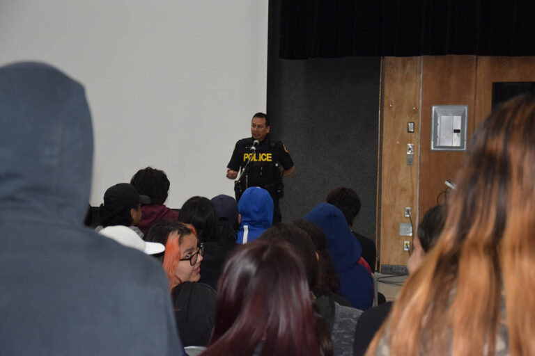 Wikwemikong Tribal Police Service engages with high school students