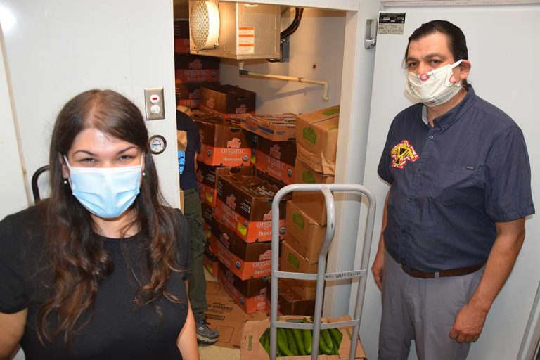 Wiikwemkoong receives food delivery from Pasta it Forward