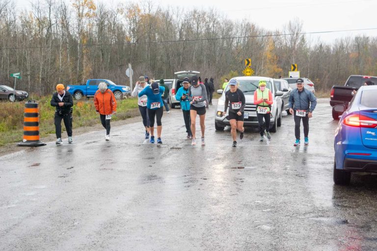 Damp morning no deterrent to pandemic-era Wiky Road Race