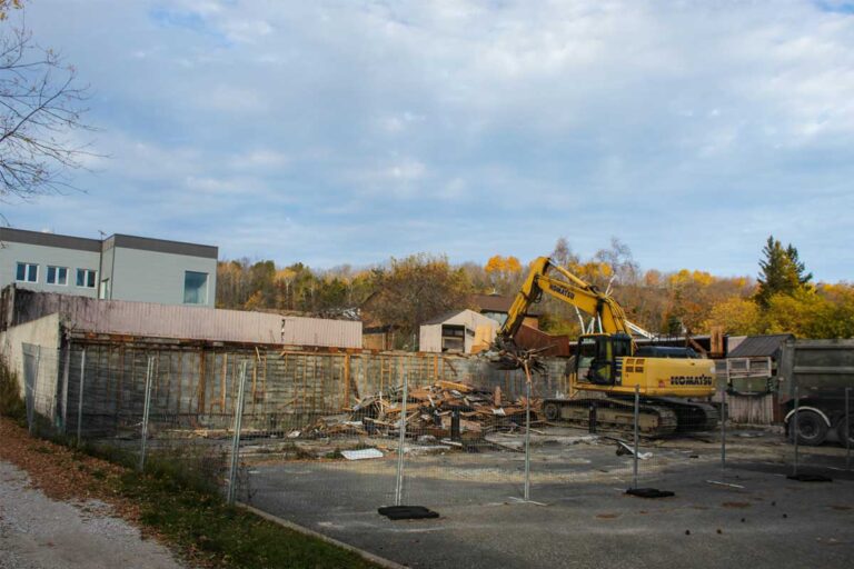 Woods Lane Apartments gone, but space’s future still unknown