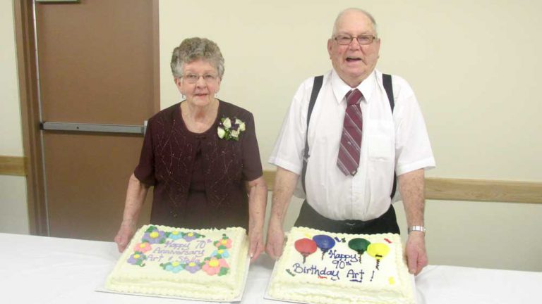 Burpee-Mills couple celebrates 70th anniversary