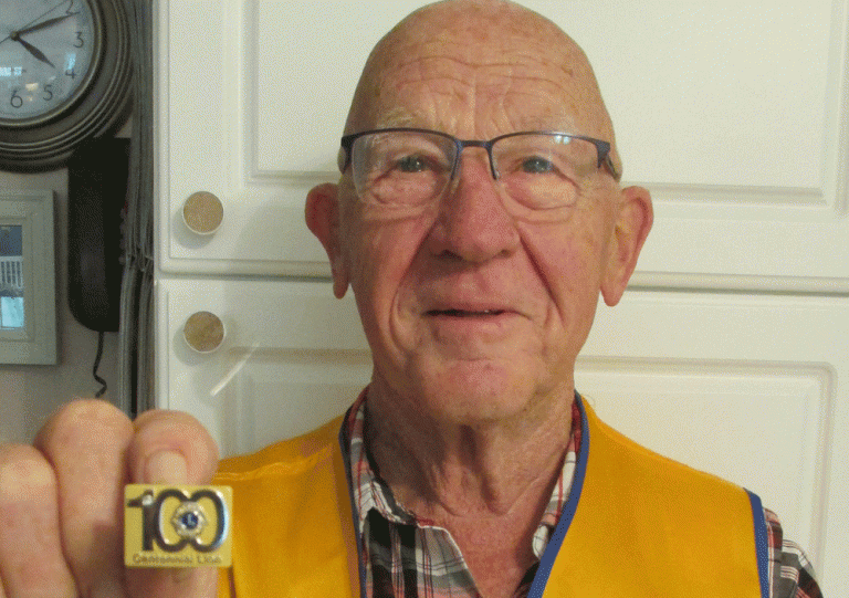 Local Lions recognized for their tremendous effort to the club