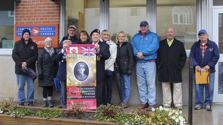 Banners honouring veterans adorn downtown Little Current