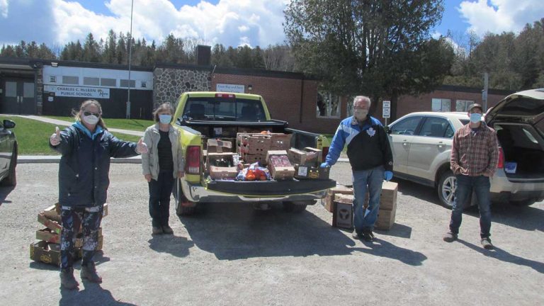 Good, healthy food being provided to families