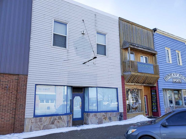 Barney Deforge opening Little Current candy and toy store