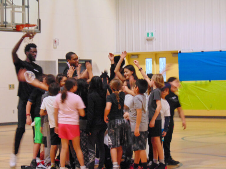 Basketballs were flying at AOK’s 4 Directions Complex