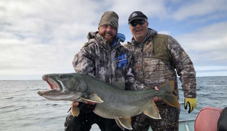 Gore Bay fisherman catches massive lake trout
