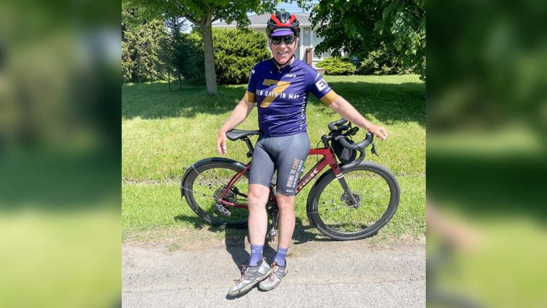 Island cyclist takes part in ‘7 Days in May’ ride in memory of friend