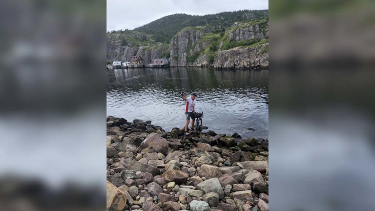 Peter Carter completes cross-Canada bicycle ride