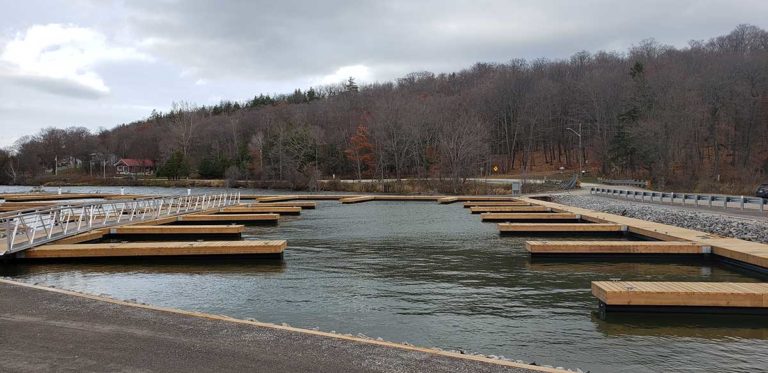 Billings Township marina work nears completion