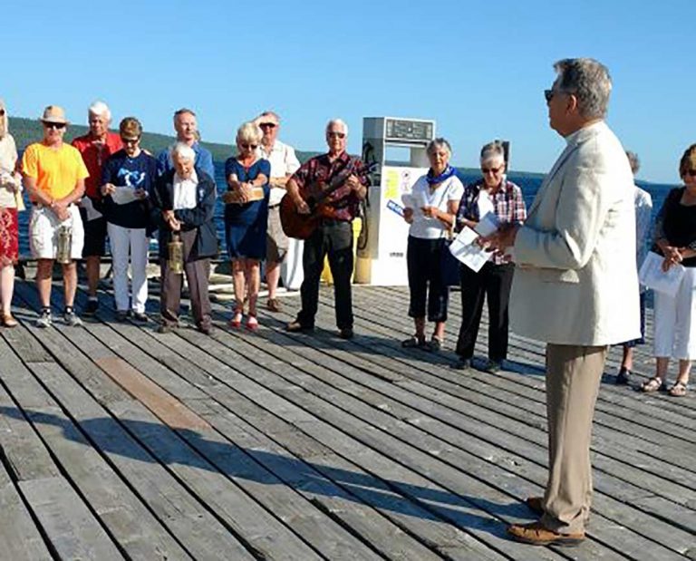 Annual Blessing of the Boats ceremony features Kagawong lighthouse