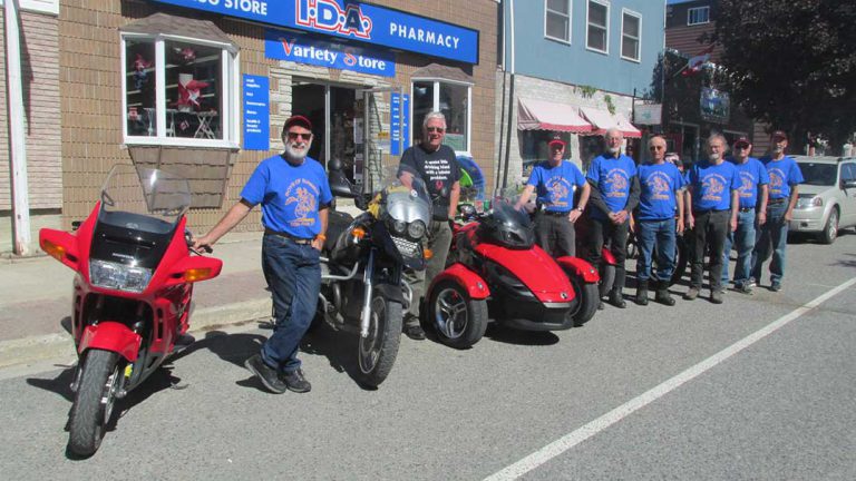 Boys of Summer visit Manitoulin on 50th  annual motorcycle trip