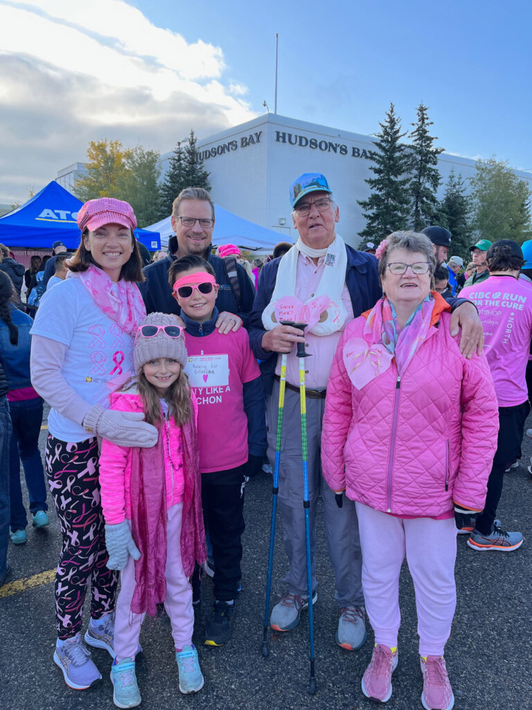 Family members take part in Run for the Cure event in memory of Mary Buie