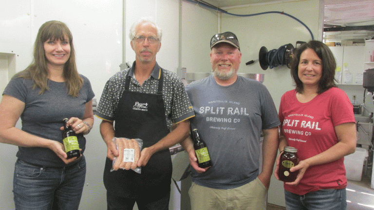 New Manitoulin Gold smokey  sausages unveiled