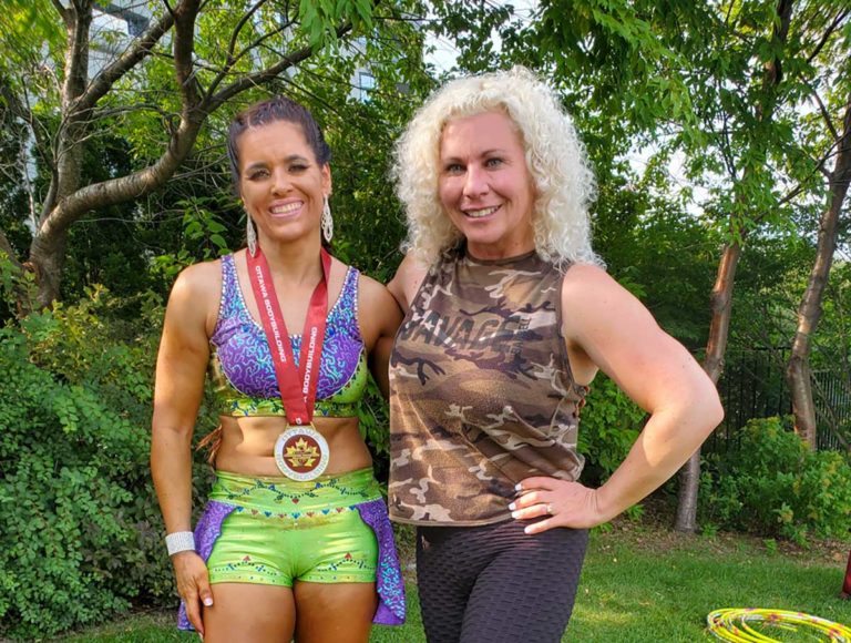 Zhiibaahaasing resident finishes first  in body building competition in Ottawa