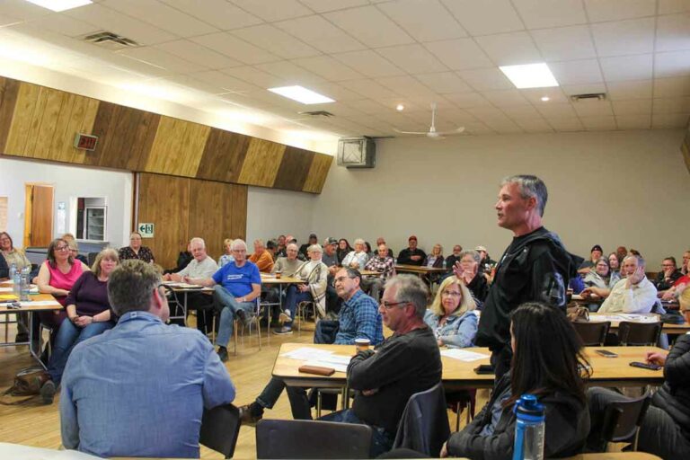 First community infrastructure meeting has residents air concerns over Central’s arenas, halls