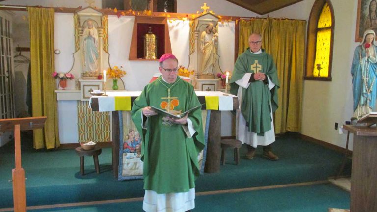 Decommissioning services held for St. Joseph’s Catholic Church in Sheshegwaning