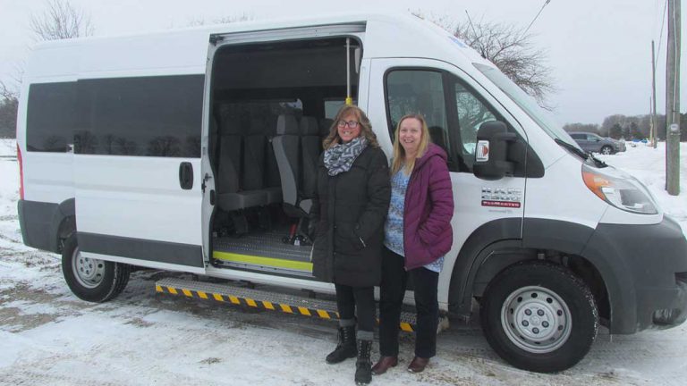 CLM purchases new van through community support