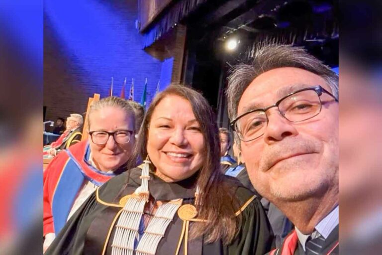 Waubetek’s Dawn Madahbee Leach awarded honorary LU doctorate