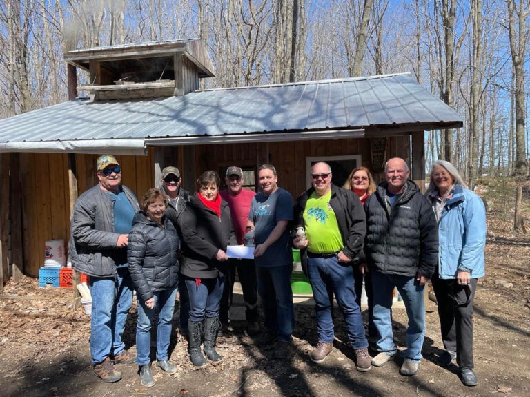 Another record-breaking year for annual Dewar family maple syrup auction