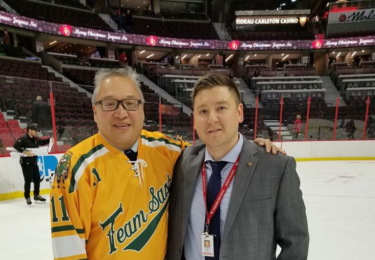 Dustin Peltier turns love for hockey into career