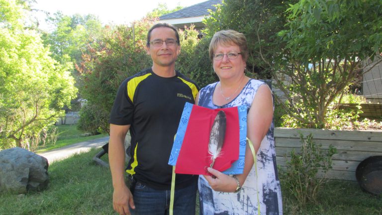 Eagle feather presented to the courthouse in special ceremony