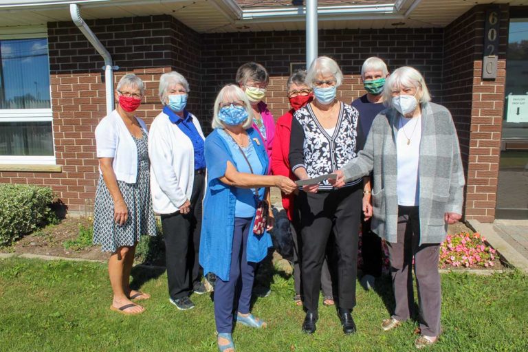 Mindemoya Euchre Club  donates $20,000 to Hospital Auxiliary in Mindemoya