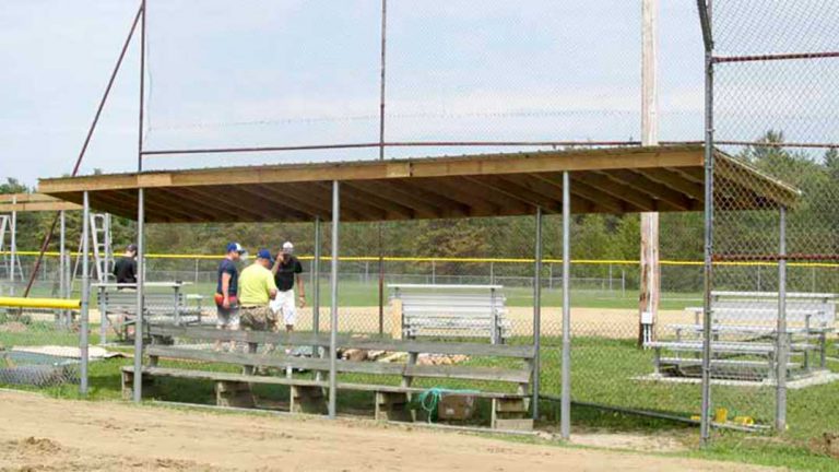 Volunteers complete majority of Mindemoya ball field improvements