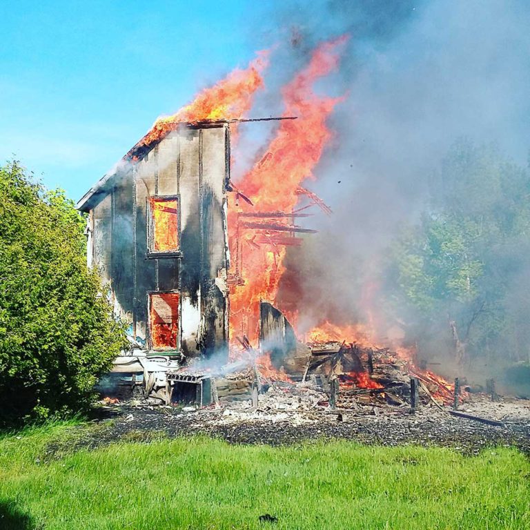 Century-old Silver Water home destroyed in blaze