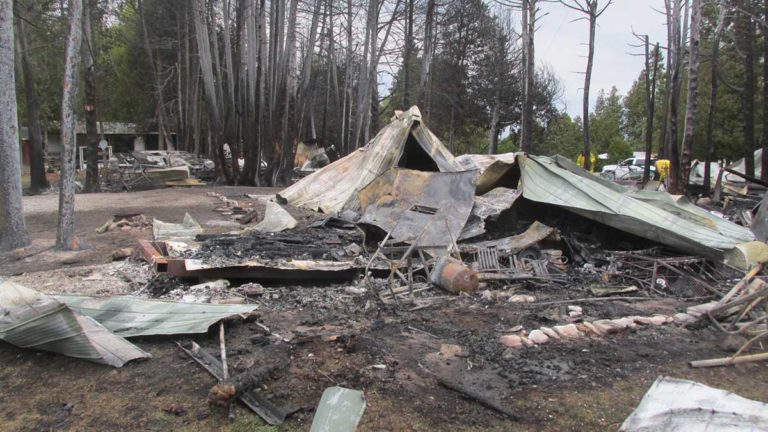 Major blaze destroys many trailers at Obejewung Park