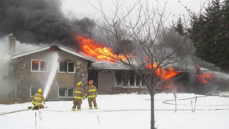 Fire destroys Gore Bay home