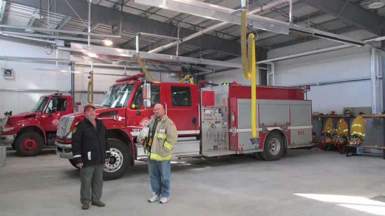 New fire hall opens in Central Manitoulin and fire equipment moved