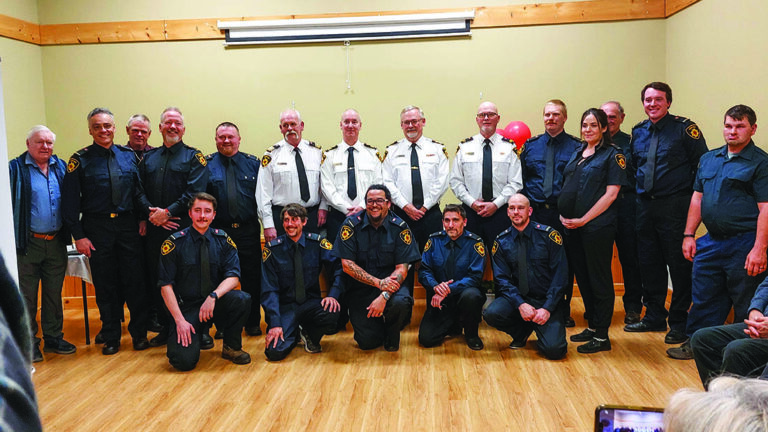Gore Bay, Gordon/Barrie Island residents honour their firefighters