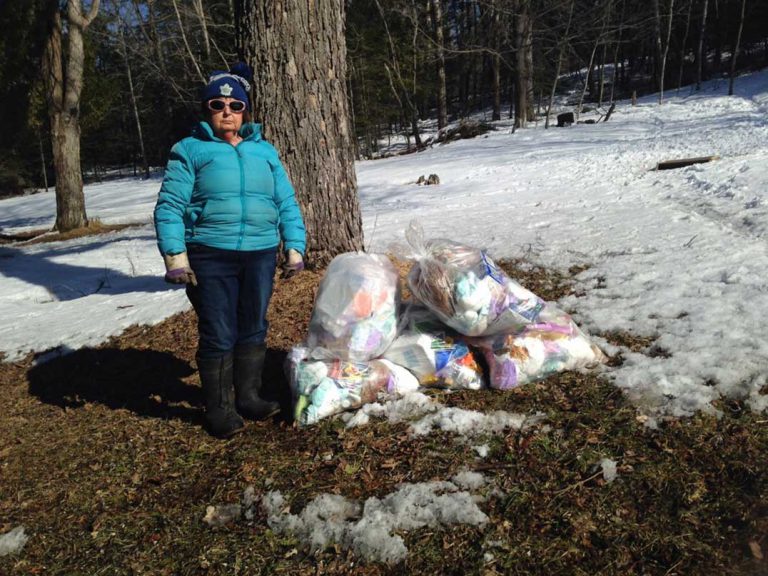 Evansville residents can’t understand why garbage bags dumped on roadside