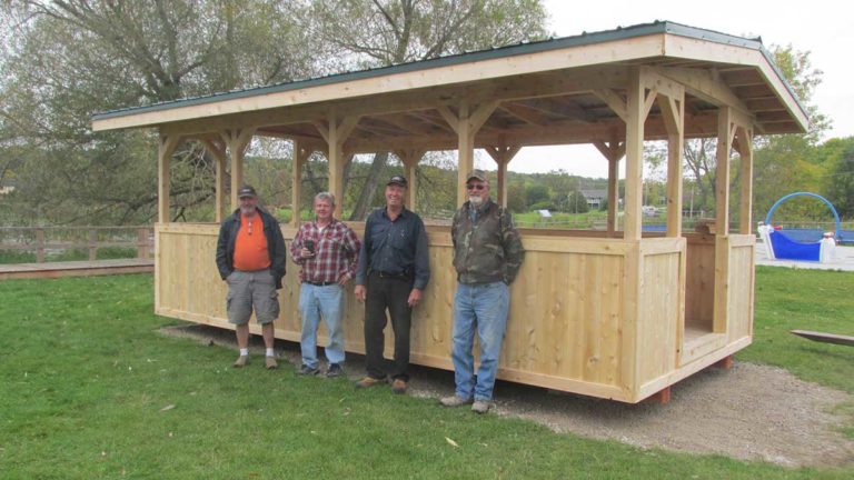 Local service clubs and businesses partnership provides for new gazebo