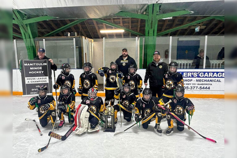 Gore Bay Bruins are the 2025 U9 Manitoulin Minor Hockey champions