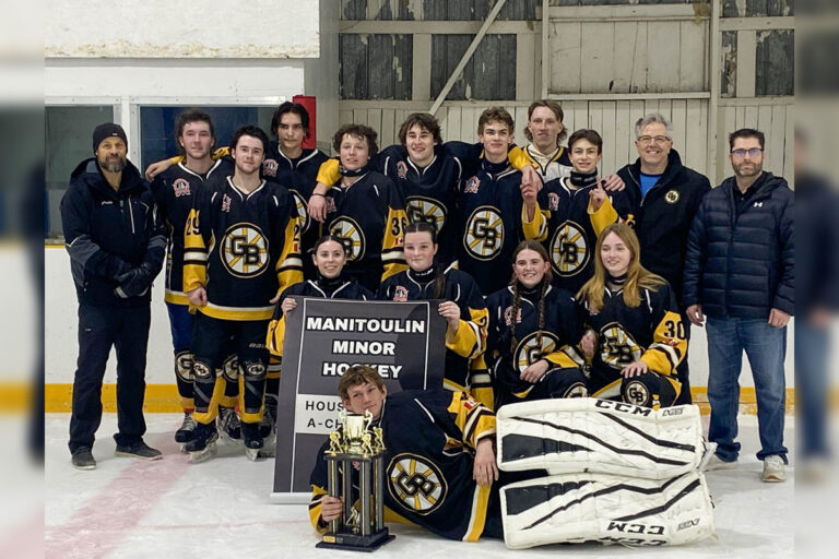 Gore Bay U-18 crew 2025 Island champs!