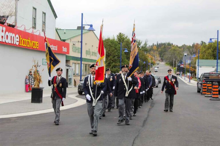 Gore Bay Legion celebrates the 75th anniversary of its charter