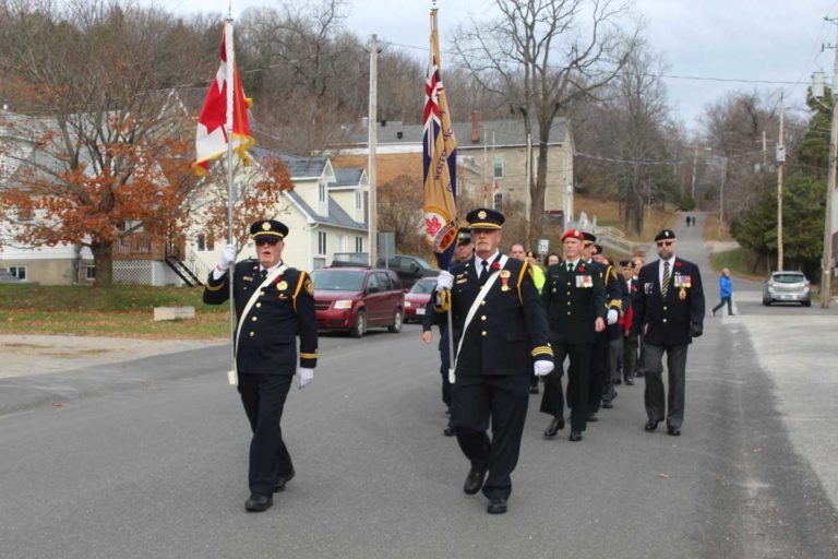 Remembrance observances on Manitoulin recall sacrifices for home and hearth