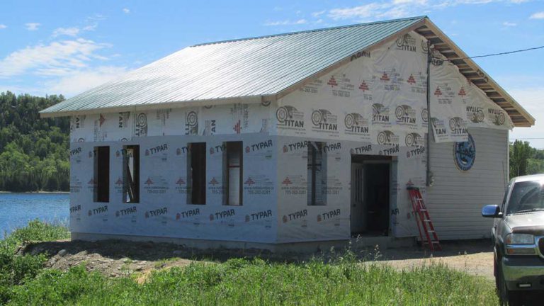 Work continues on new Gore Bay Fish and Game Club clubhouse