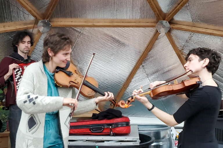 Fiddling up a storm!