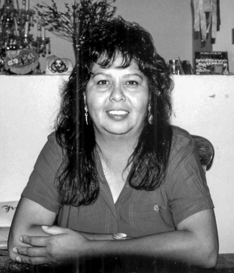 Gladys Wakegijig hopes to see Wikwemikong  retain its language through good leadership